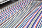 Turkish Vintage Area Striped Rug