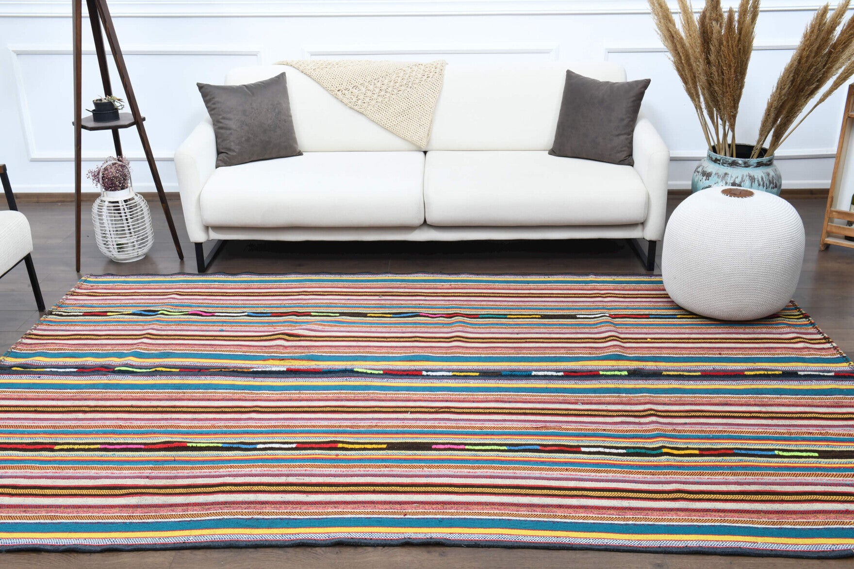180x298 cm vintage Anatolian kilim rug – Emel, flatweave, wool
