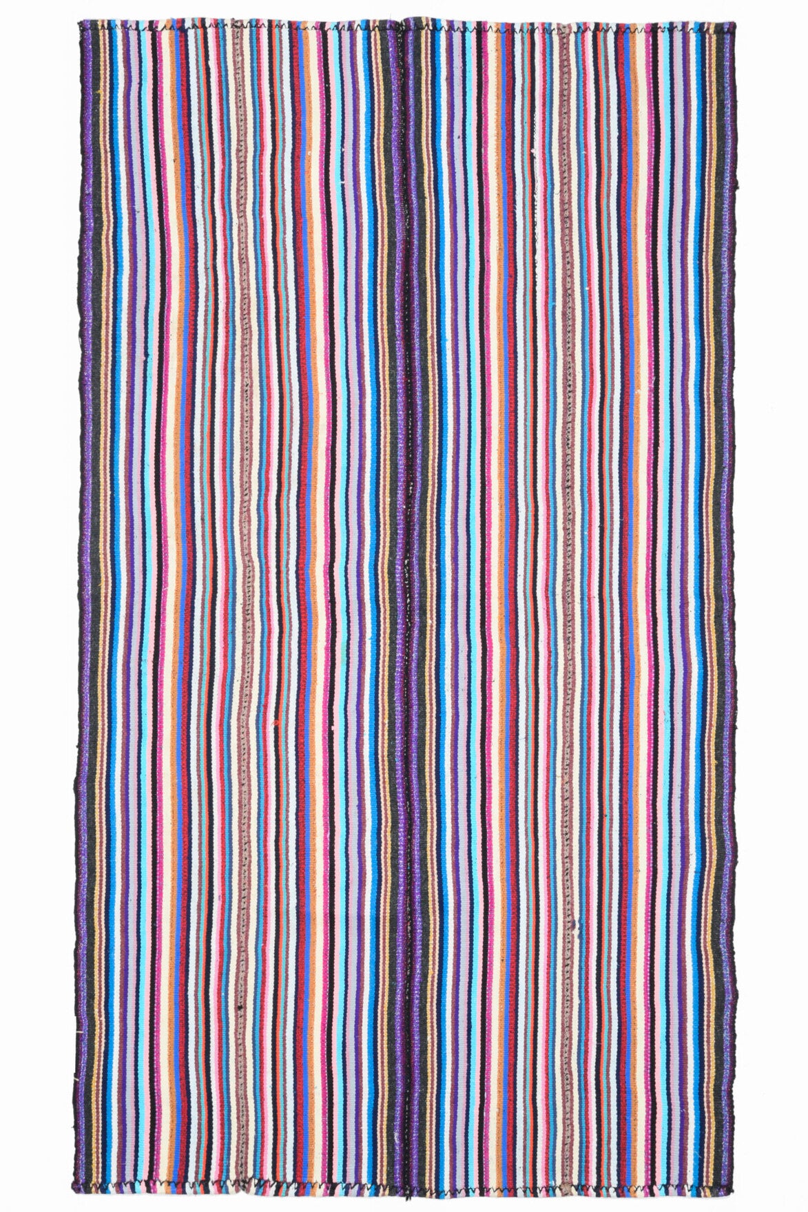 Turkish Vintage Striped Rug