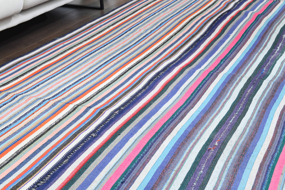 173x337 cm vintage Anatolian kilim rug – Hespertima, flatweave, wool