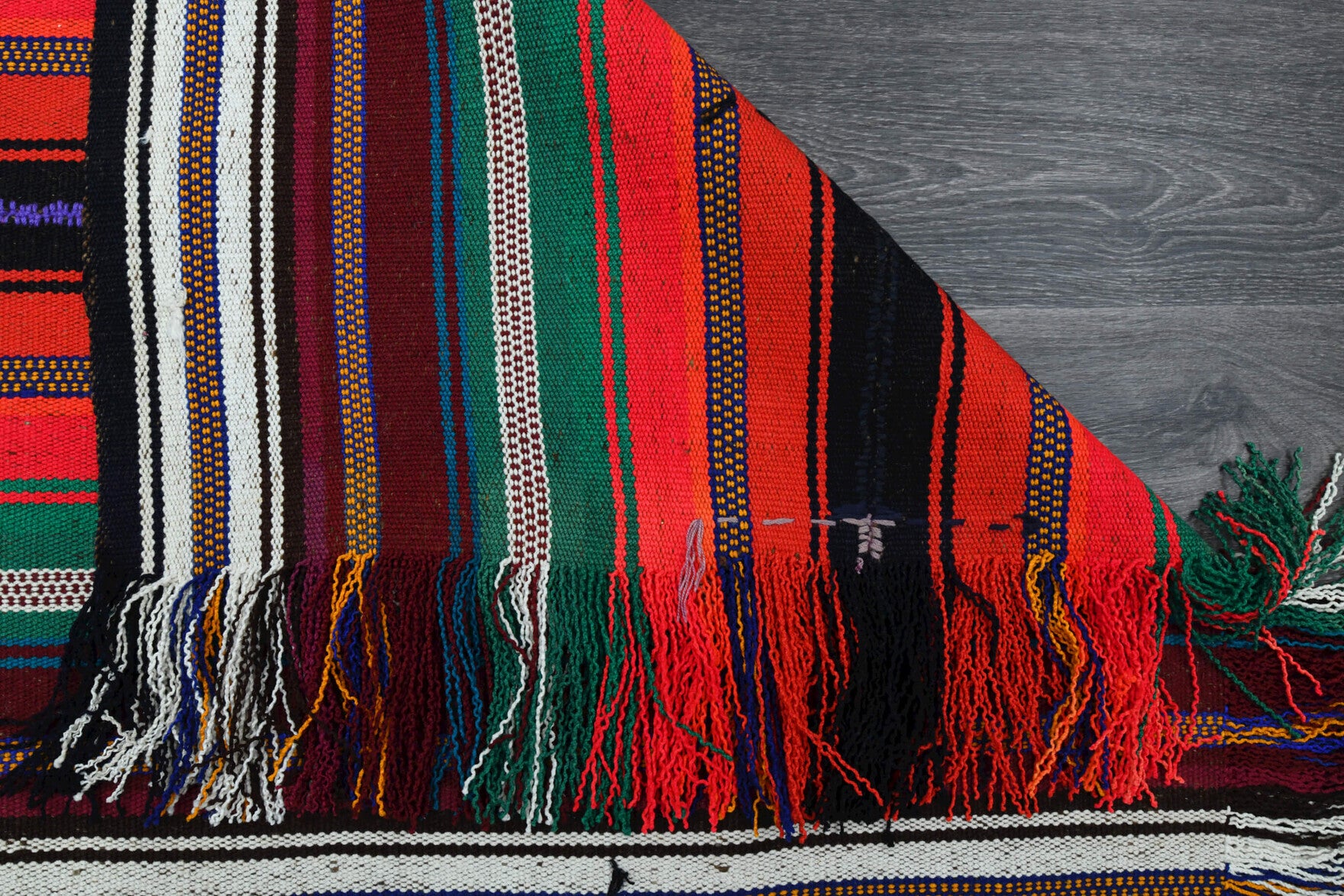 177x213 cm vintage Anatolian kilim rug – Iliolyra, flatweave, wool