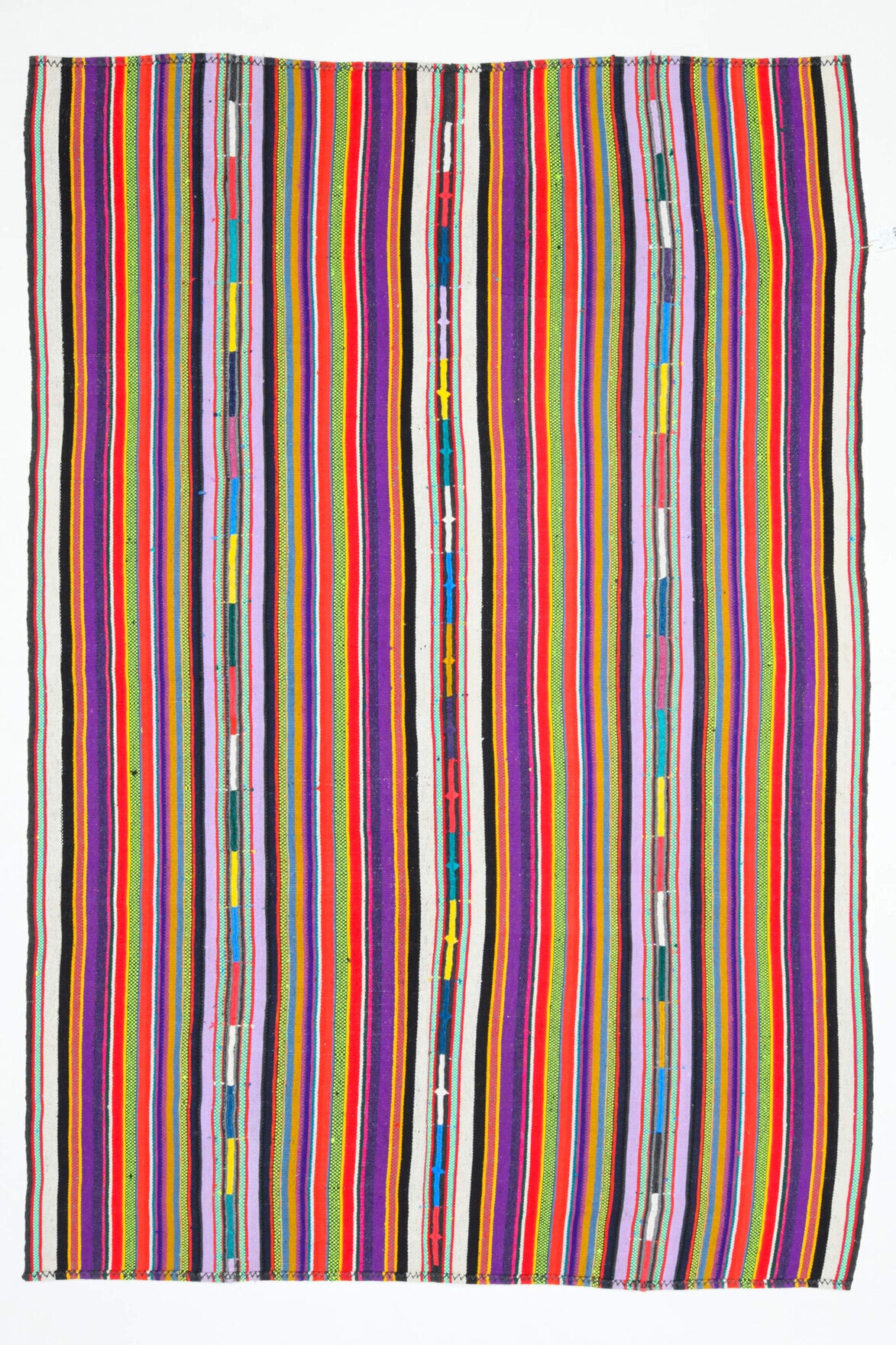 Turkish Vintage Area Kilim Rug