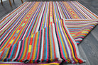 Turkish Vintage Area Kilim Rug