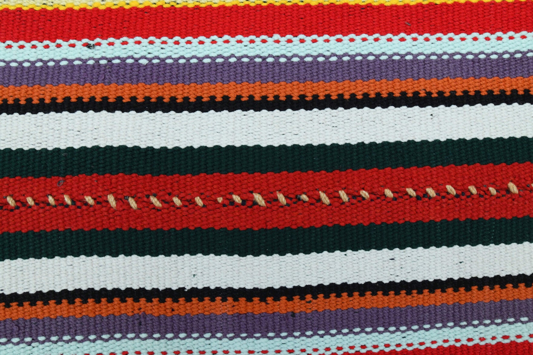 Kalophila kilim: 1960s handwoven flatweave Anatolian kilim with oriental motifs