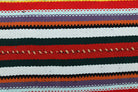 Turkish Striped Flatweave Area Rug