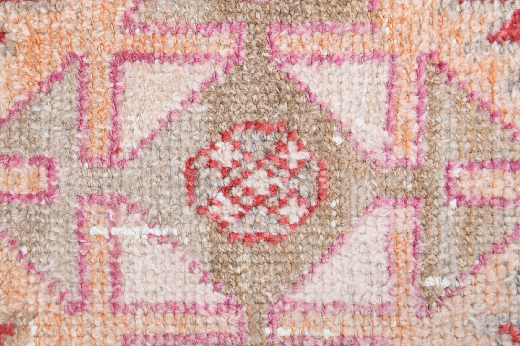 Red Vintage Anatolian Runner Rug
