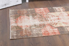 Red Vintage Oushak Runner Rug