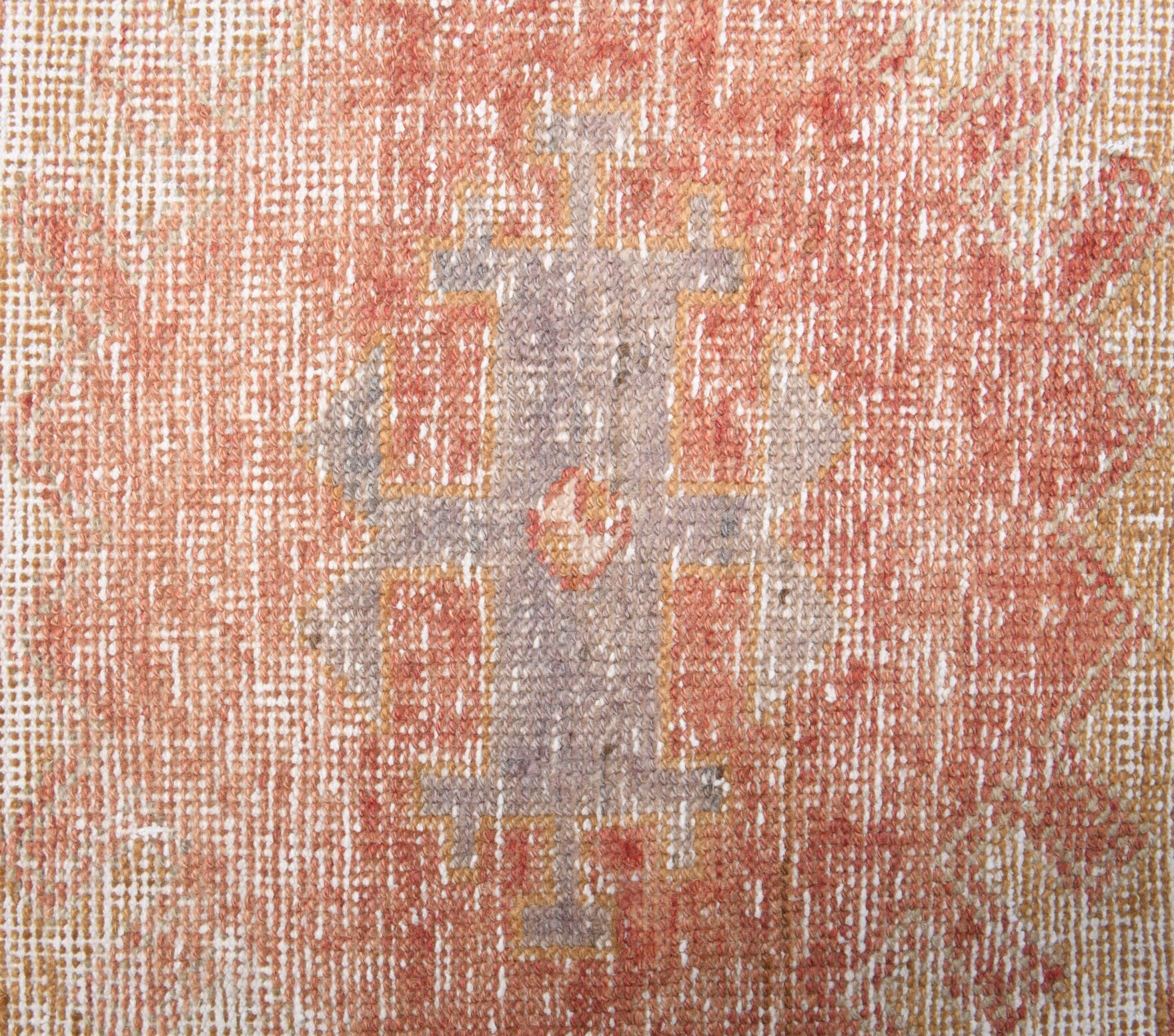 Burnt Red Vintage Runner Rug