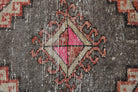1960s Red Vintage Runner Rug
