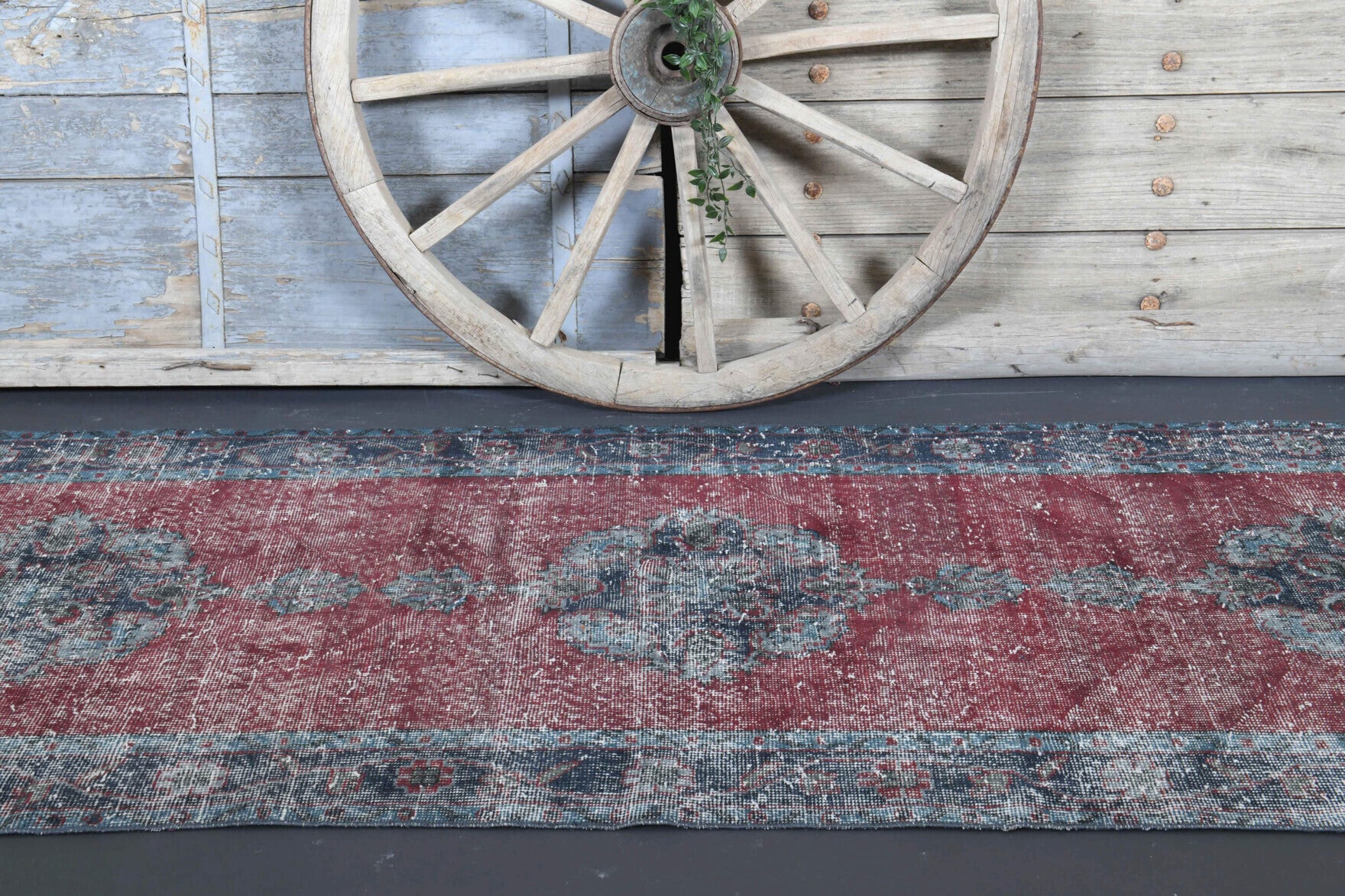 Turkish Oushak Runner Rug