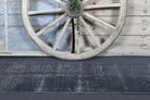 Solid Black Vintage Anatolian Runner Rug