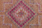 Turkish Vintage Hand-Knotted Runner Rug