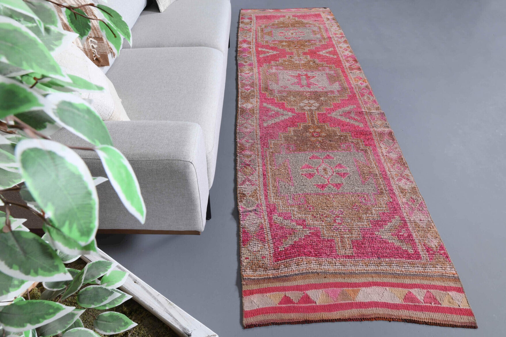 Handmade Antique Runner Rug