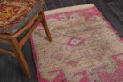 3x10 Vintage Pink Runner Rug