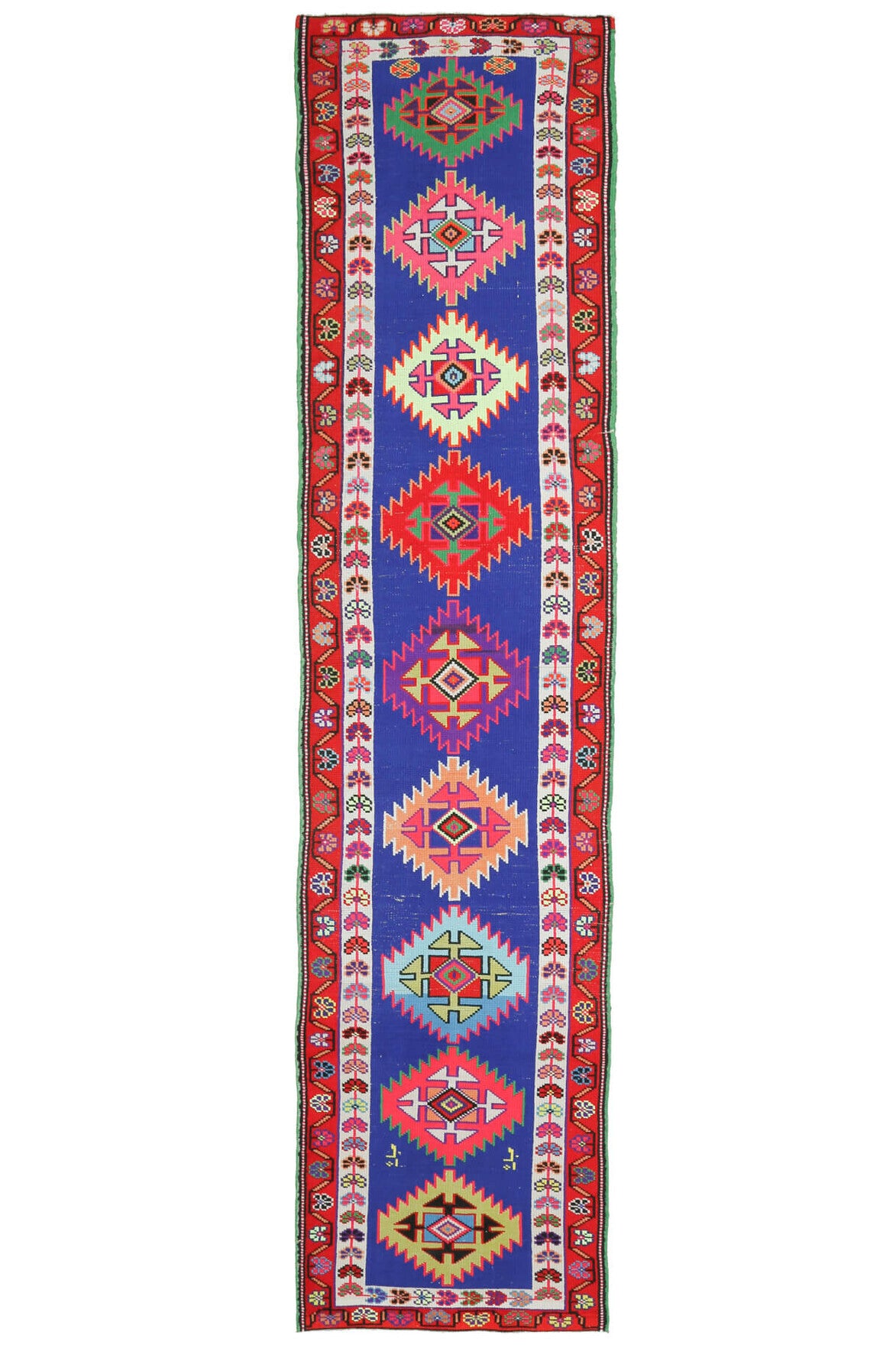 Turkish Vintage Anatolian Runner Rug