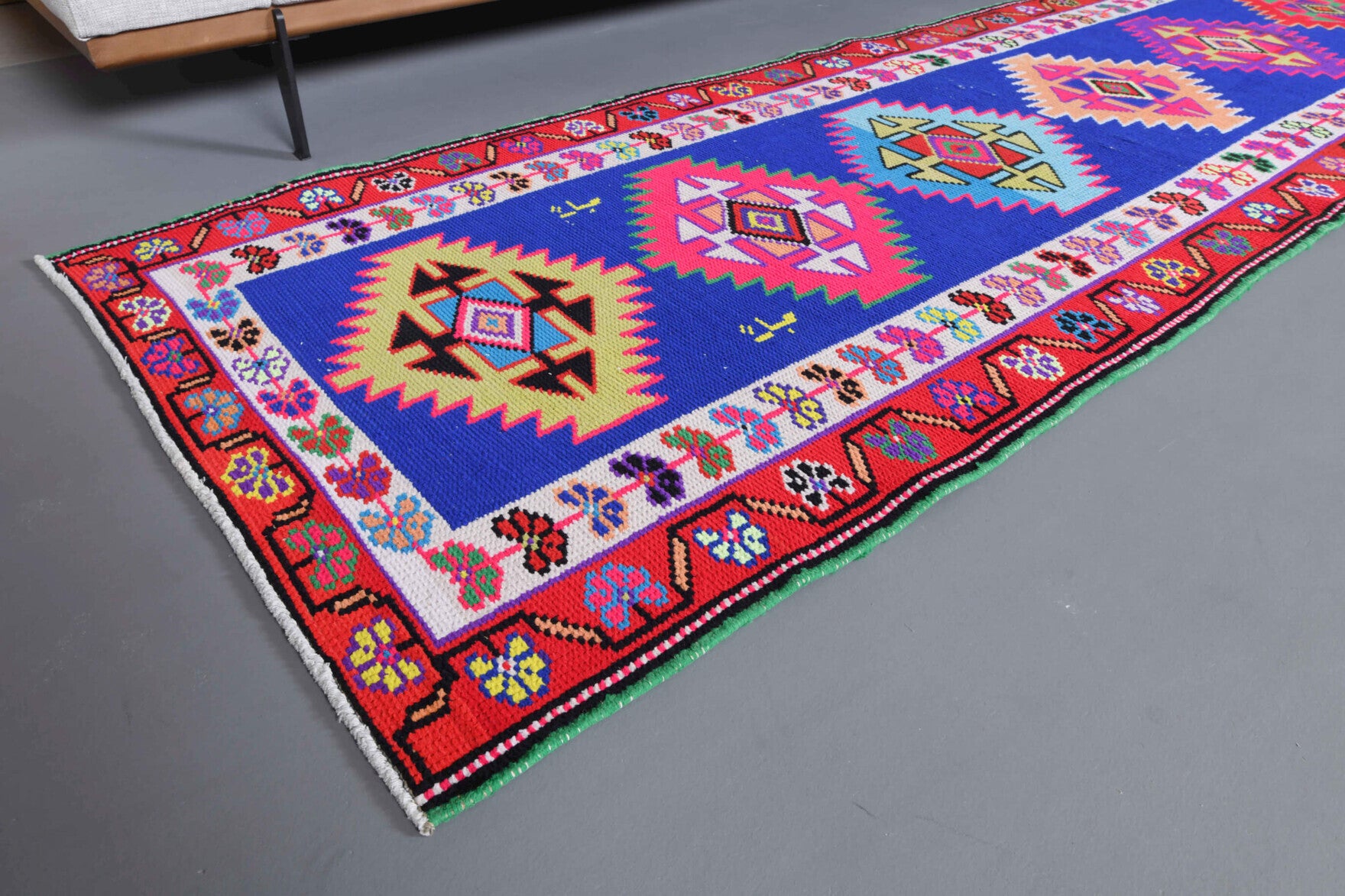 Turkish Vintage Anatolian Runner Rug
