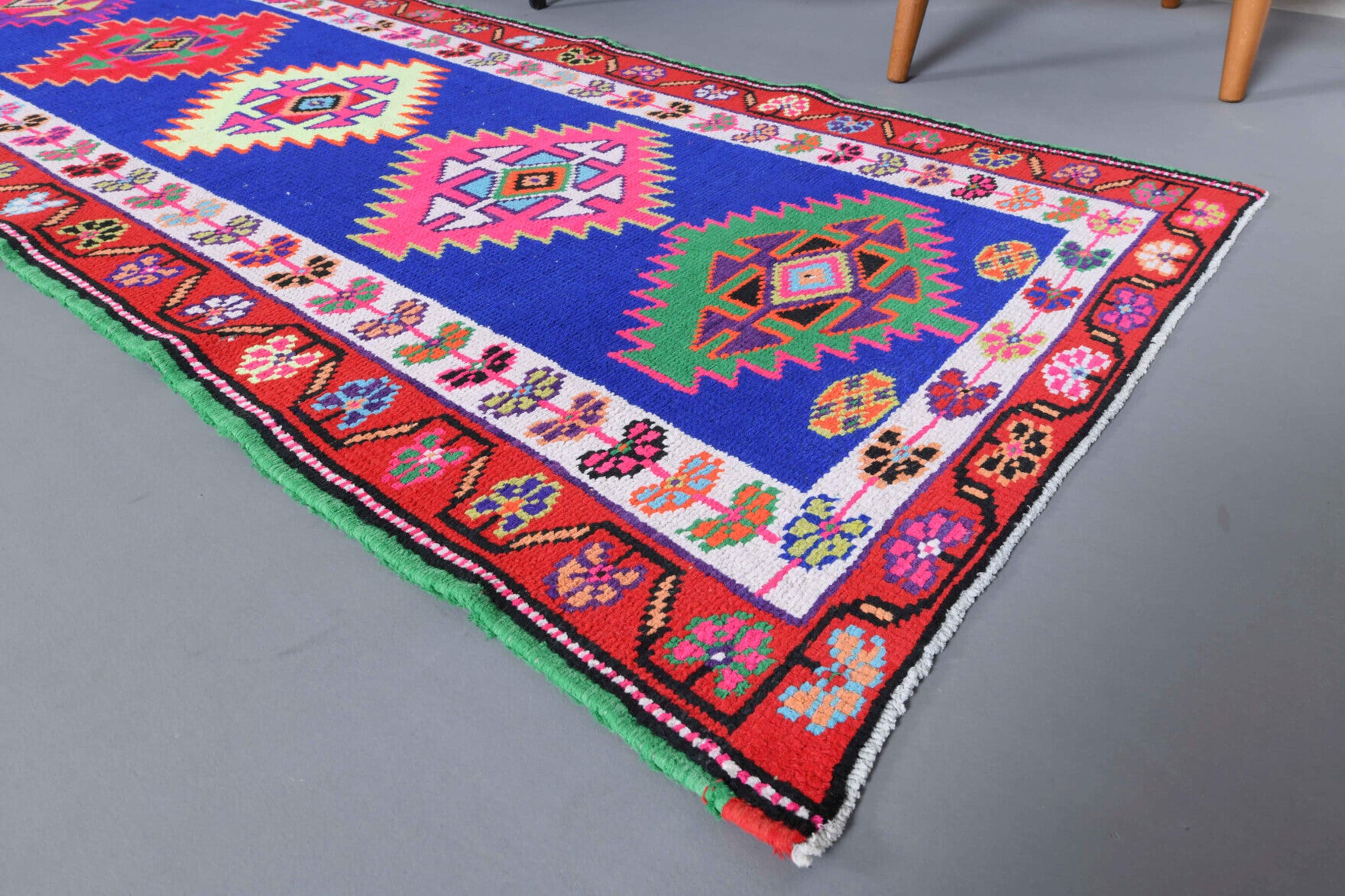 Turkish Vintage Anatolian Runner Rug