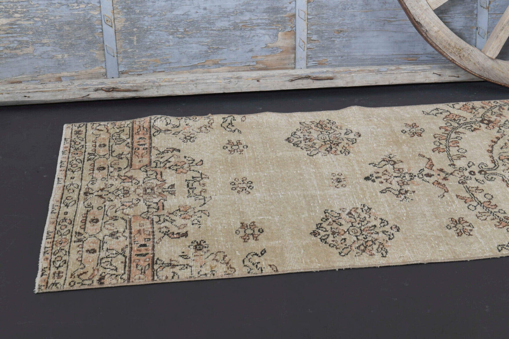 Vintage Oushak Runner Rug