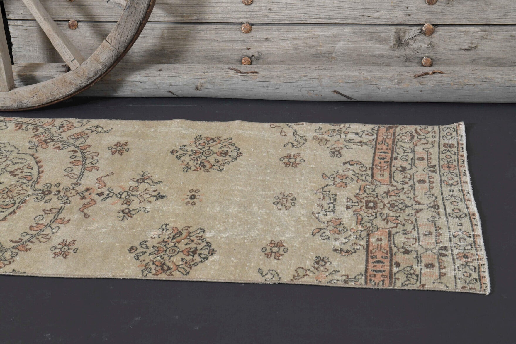 Vintage Oushak Runner Rug