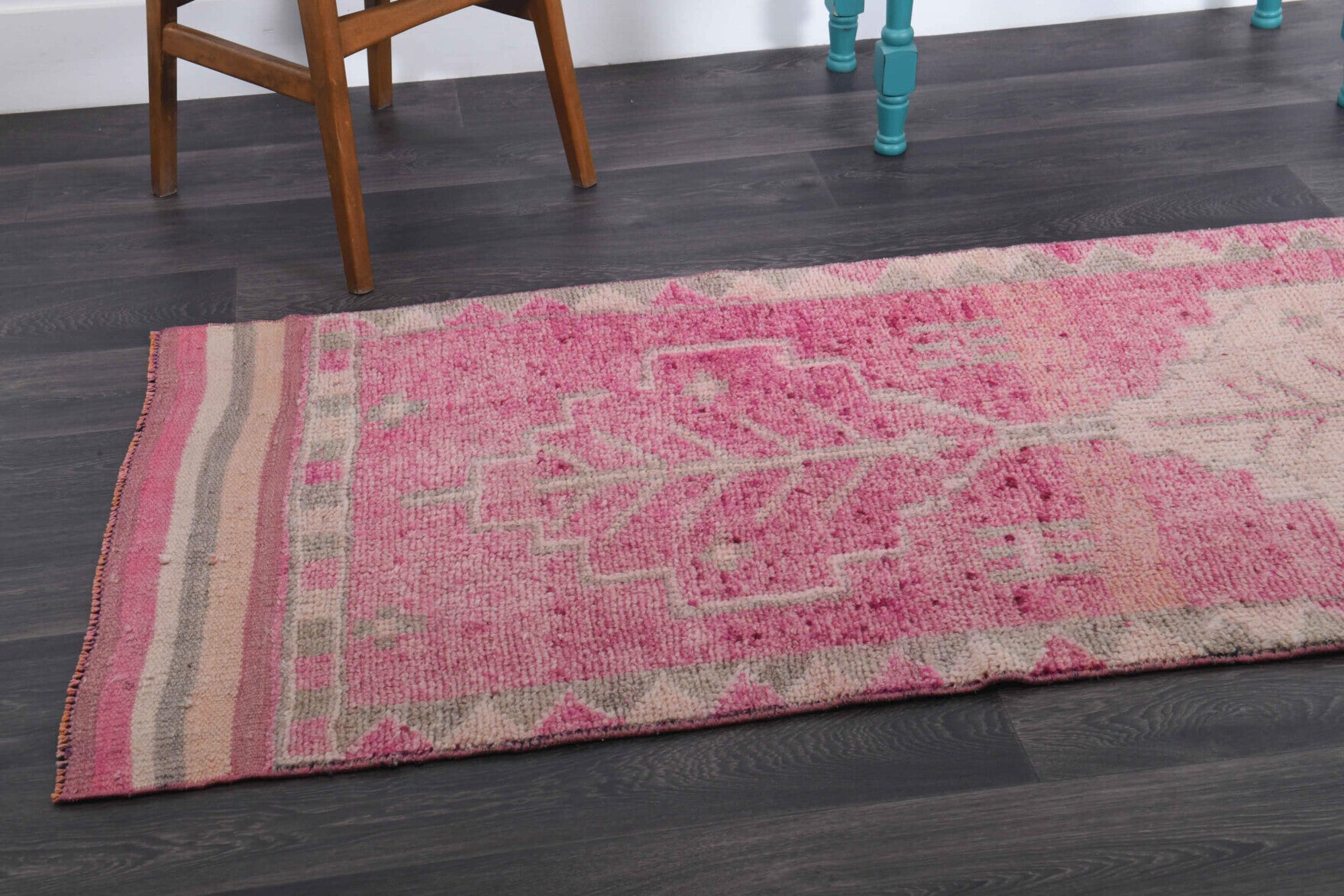 Turkish Vintage Anatolian Runner Rug