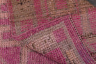 Hand-Knotted Vintage Runner Rug
