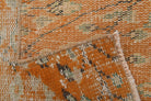 Orange Vintage Oushak Runner Rug