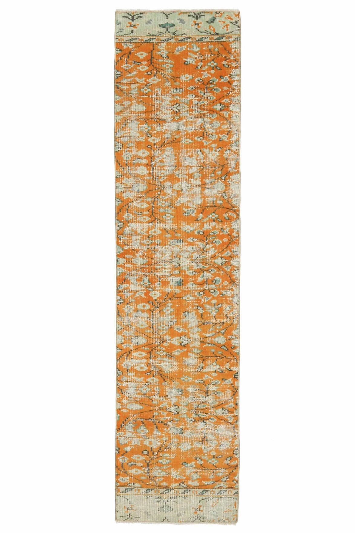 Vintage Oushak Runner Rug - 34330