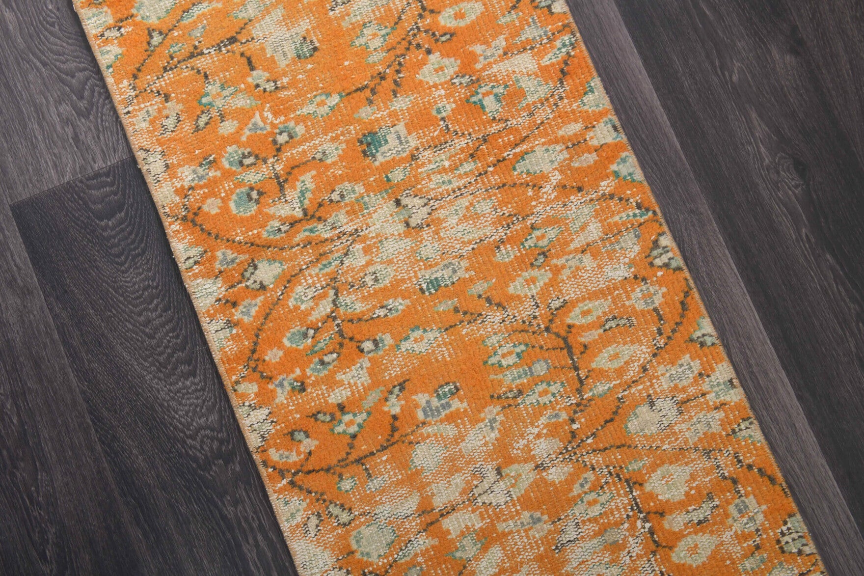Vintage Oushak Runner Rug - 34330