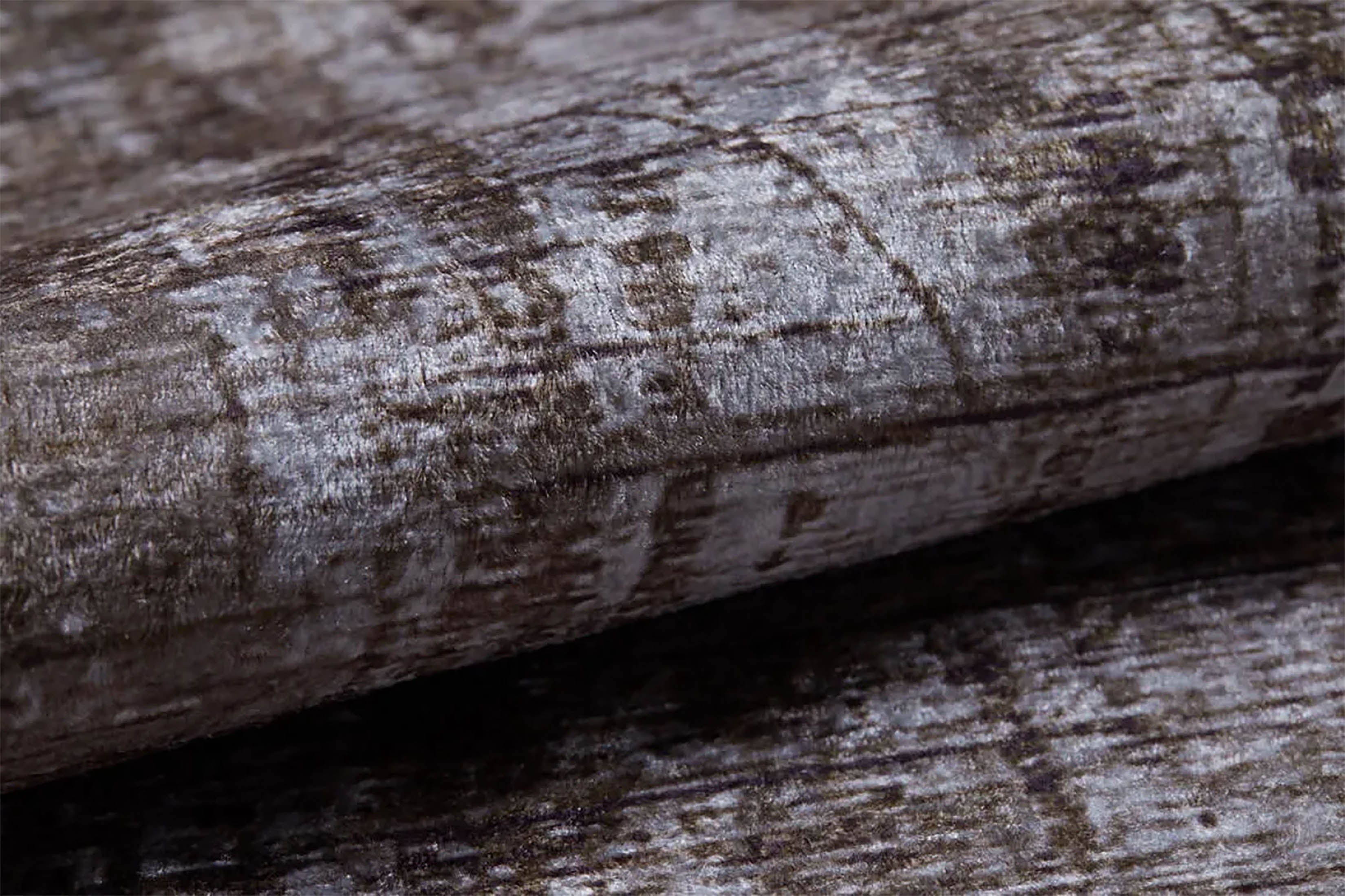 Badem Abstract Brown Modern Rug