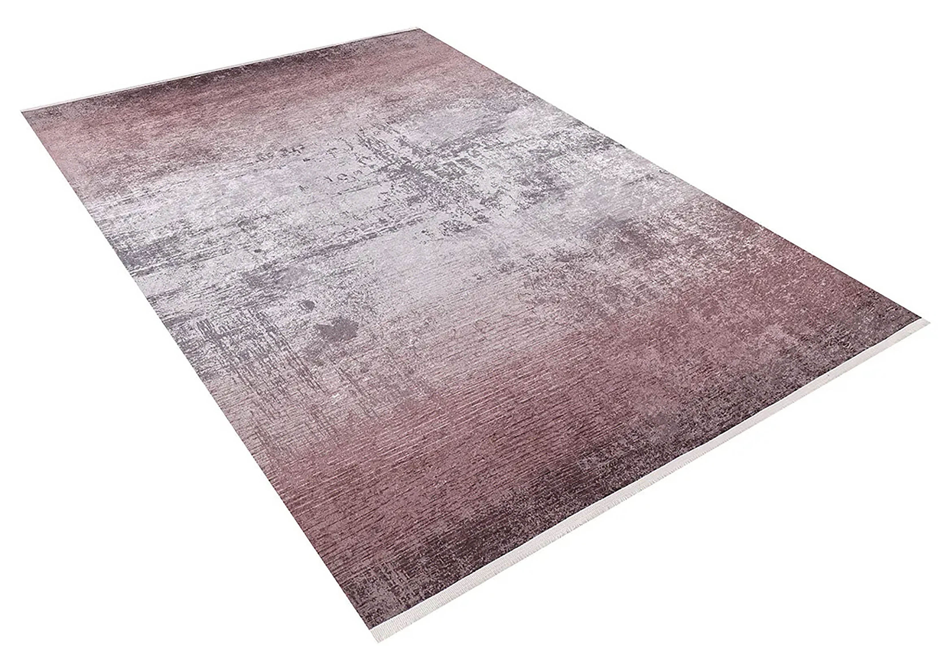 Alison Red Pink Abstract Boho Decor Flat Weave Rug