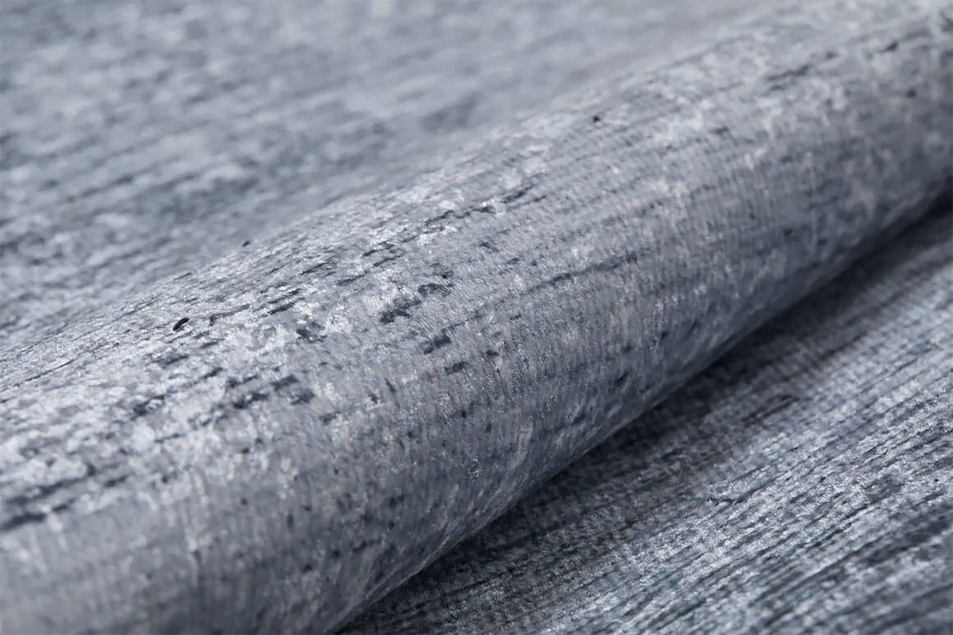 Izabella Black Abstract Boho Decor Faded Rug