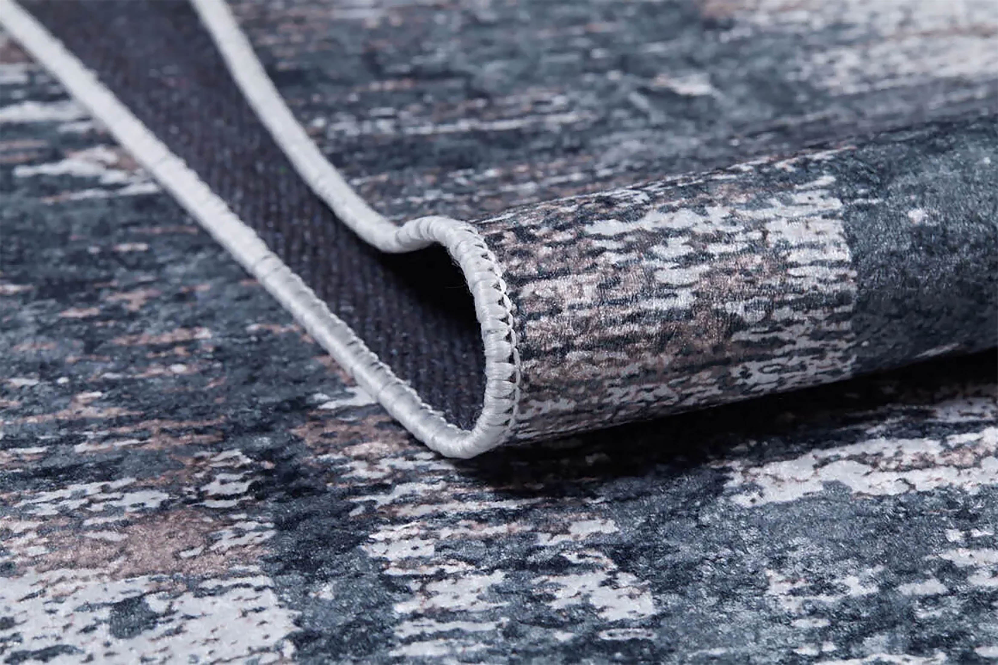 Reyna Gray Light Pink Modern Home Deco Abstract Rug