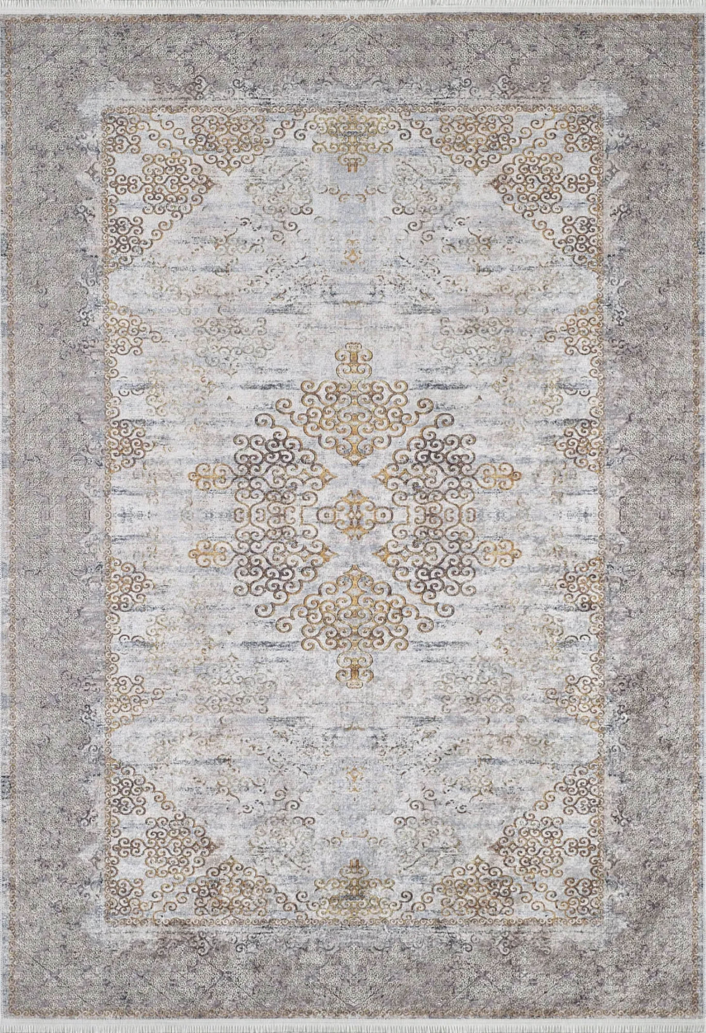 Emilia Turkish Floral Vintage Medallion Geometric Rug