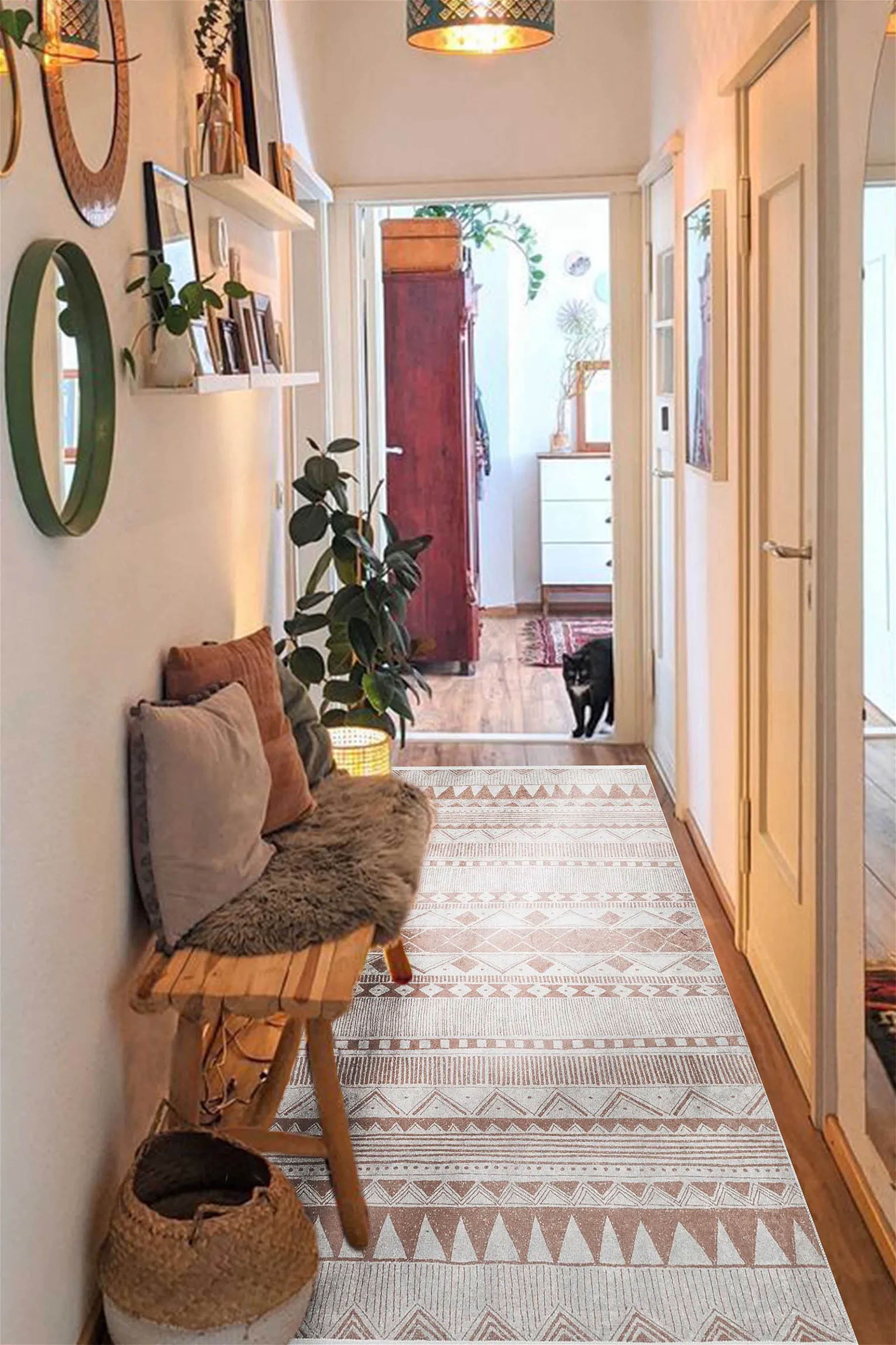 Julieta Turkish Kilim Beige Geometric Rug