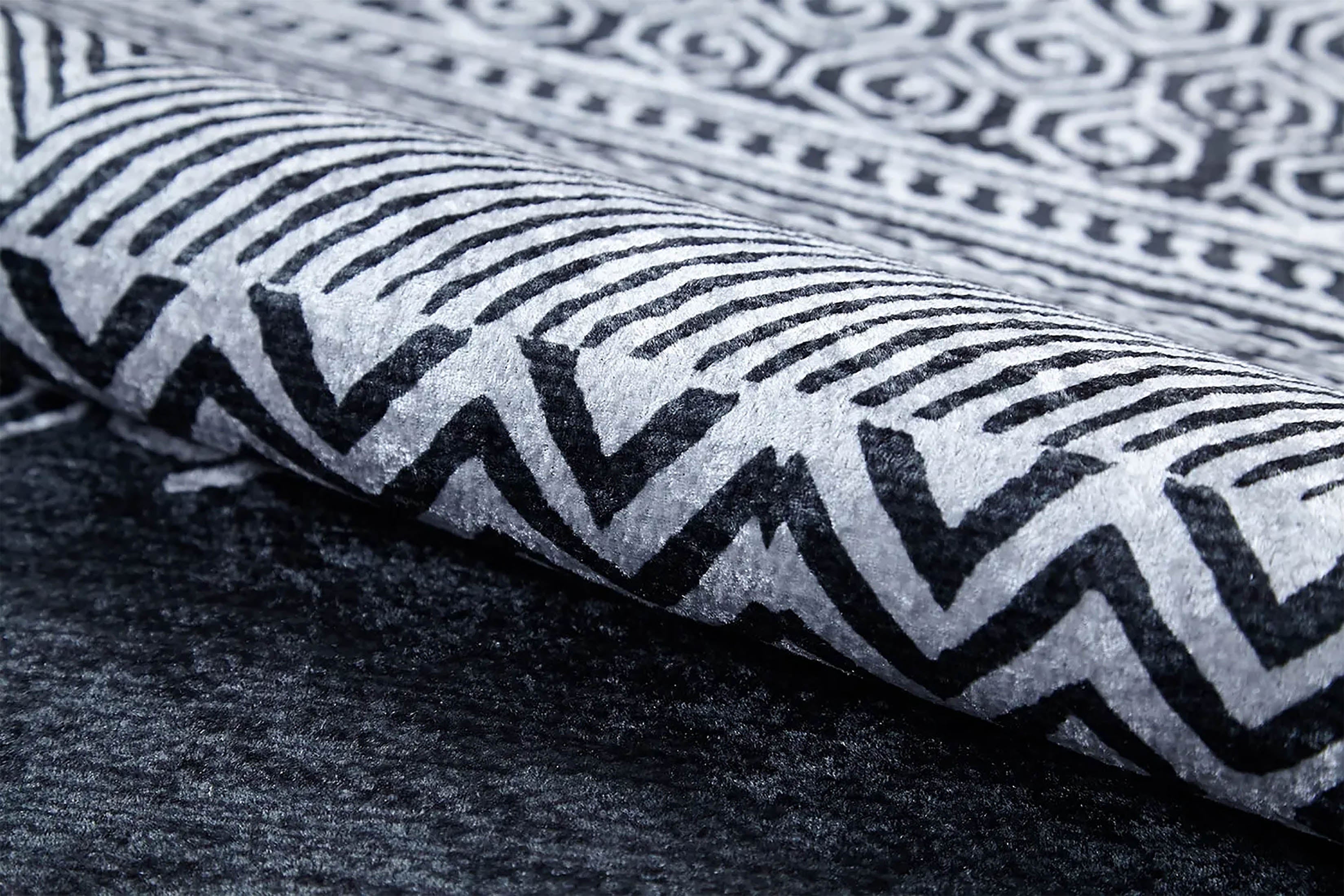 Melody Turkish Ethnic Gray Kilim Geometric Rug