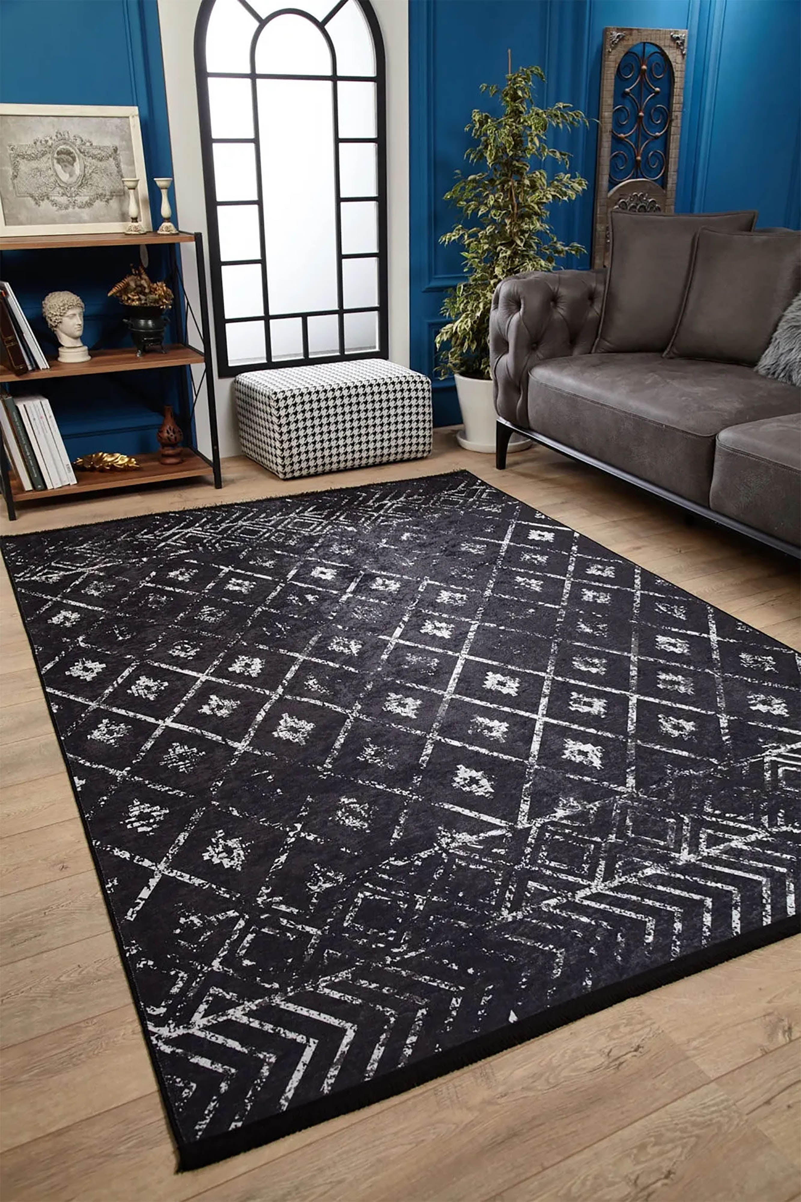 Oakley Geometric Antique Vintage Decor Rug