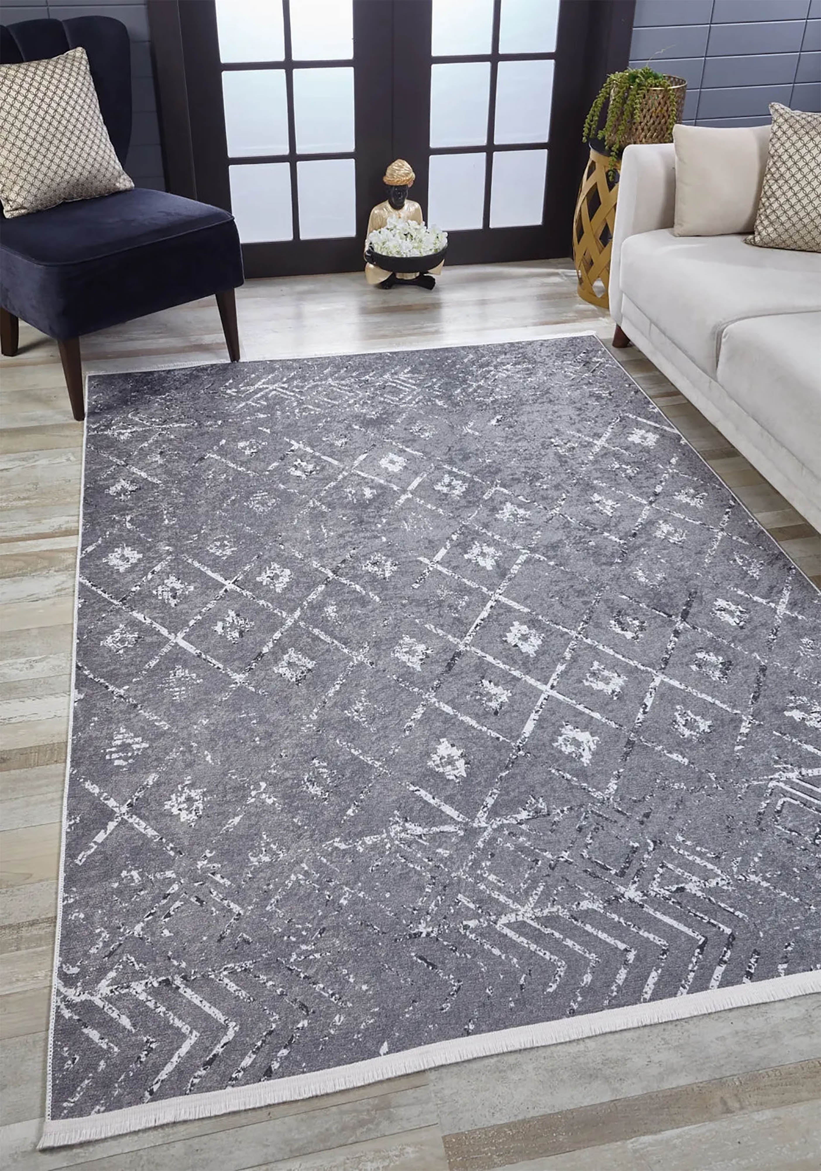 Ember Geometric Antique Vintage Decor Rug