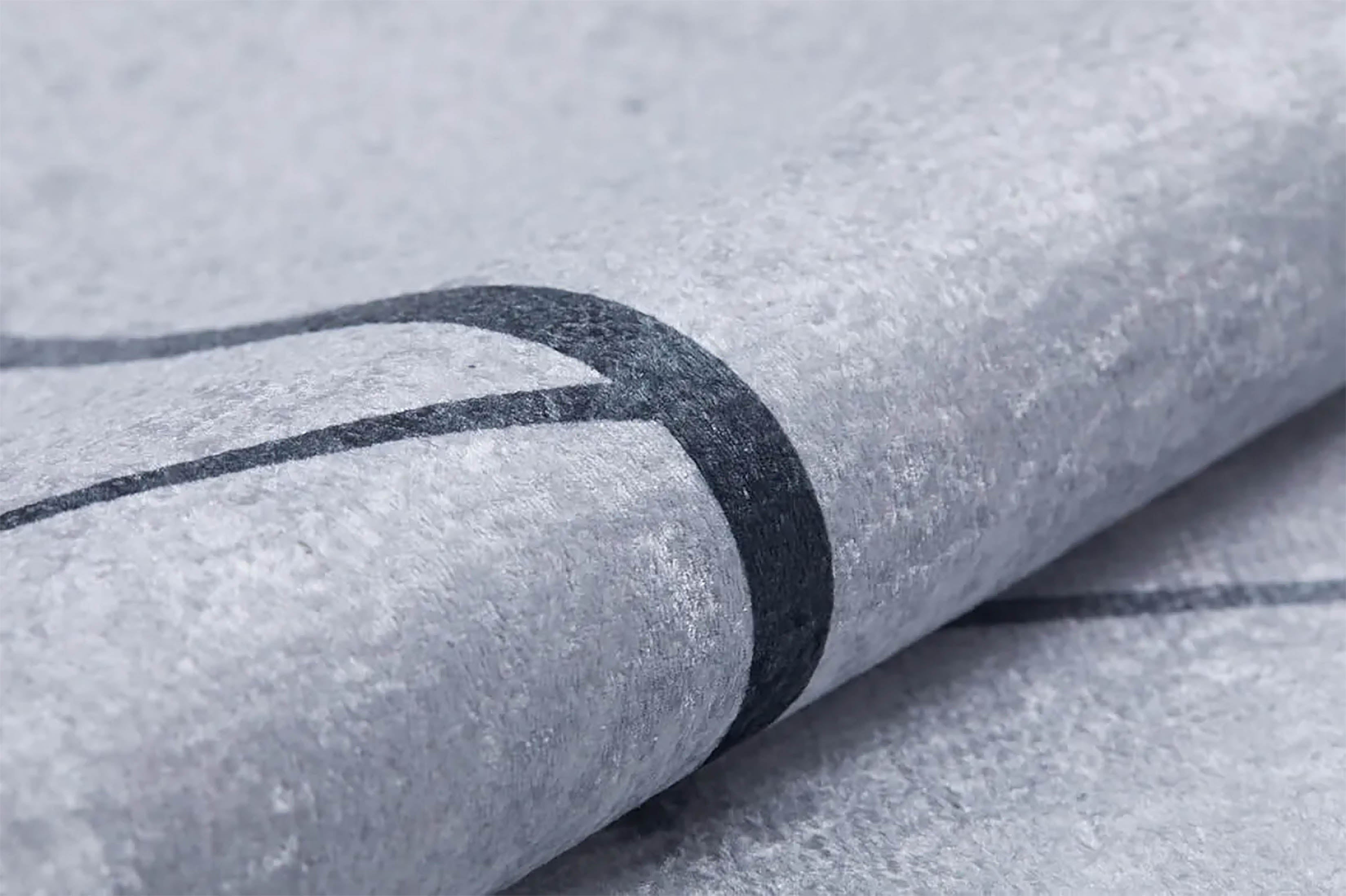 Naya Geometric Border Modern Home Decor Rug