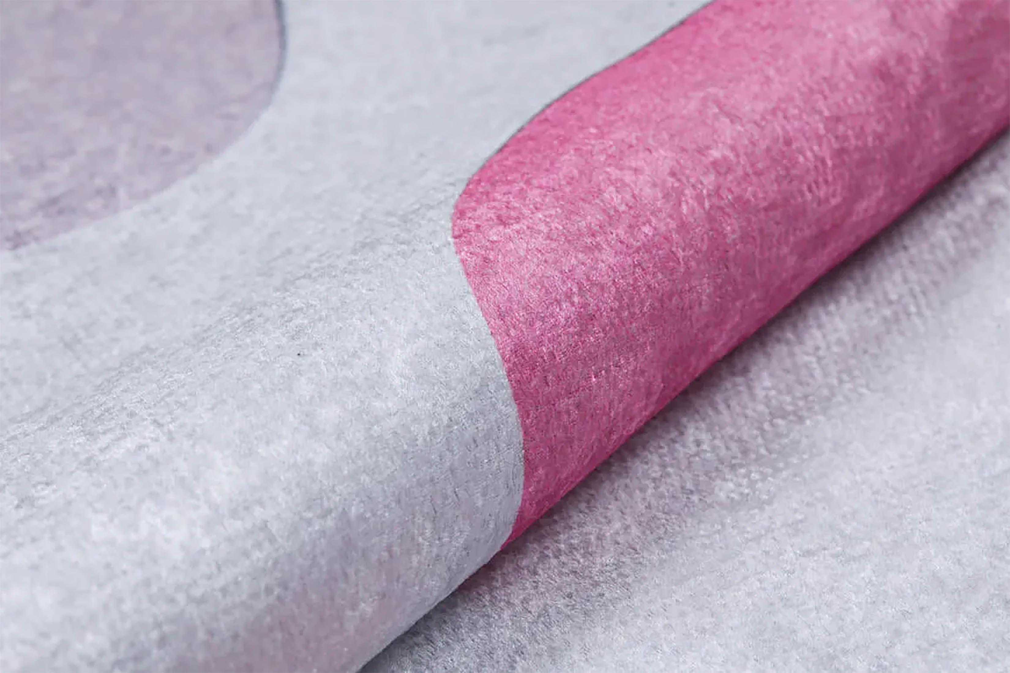 Heart Pattern Pink Kids Rug