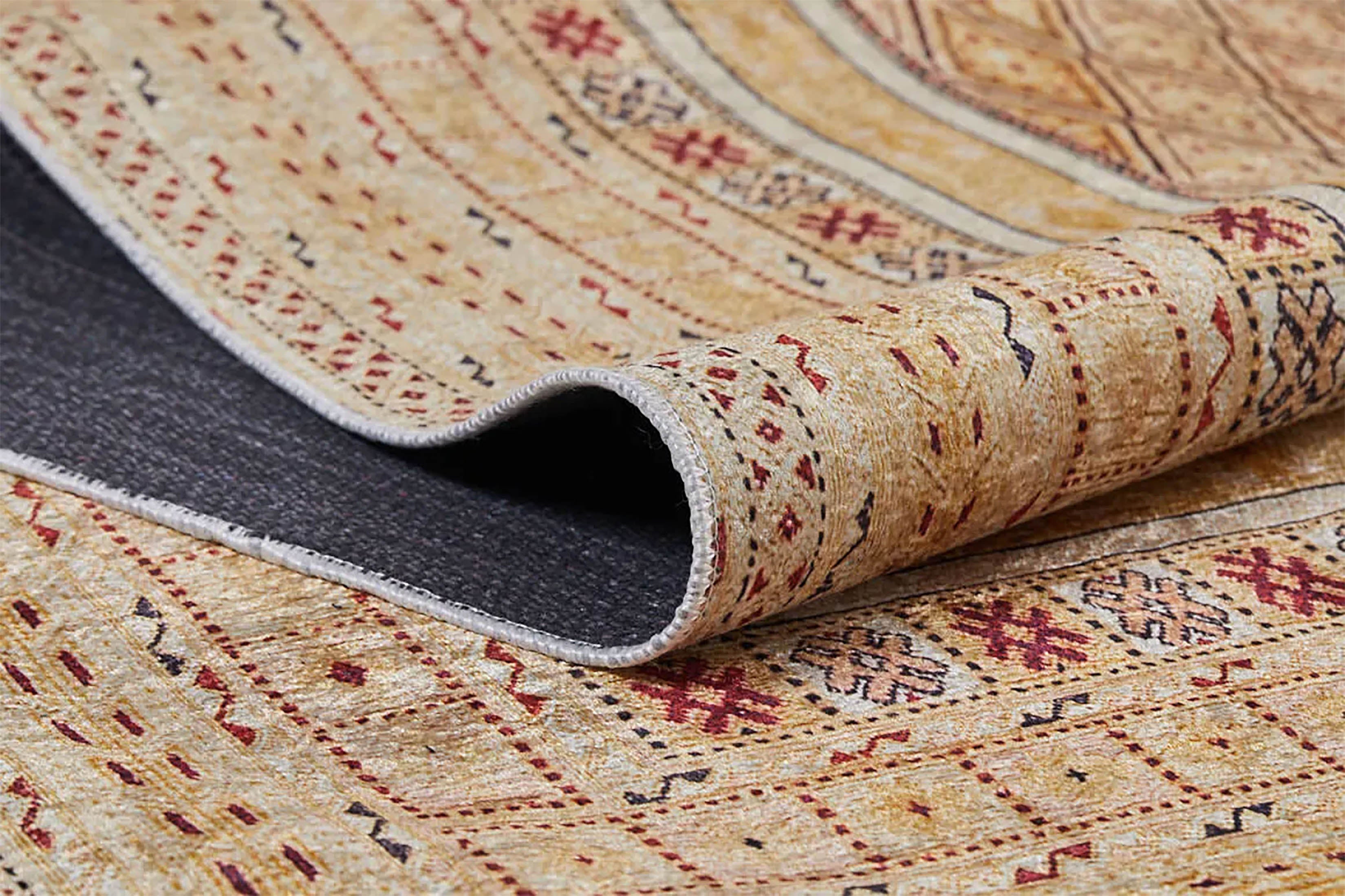 Orish Turkish Kilim Orange Yellow Rug