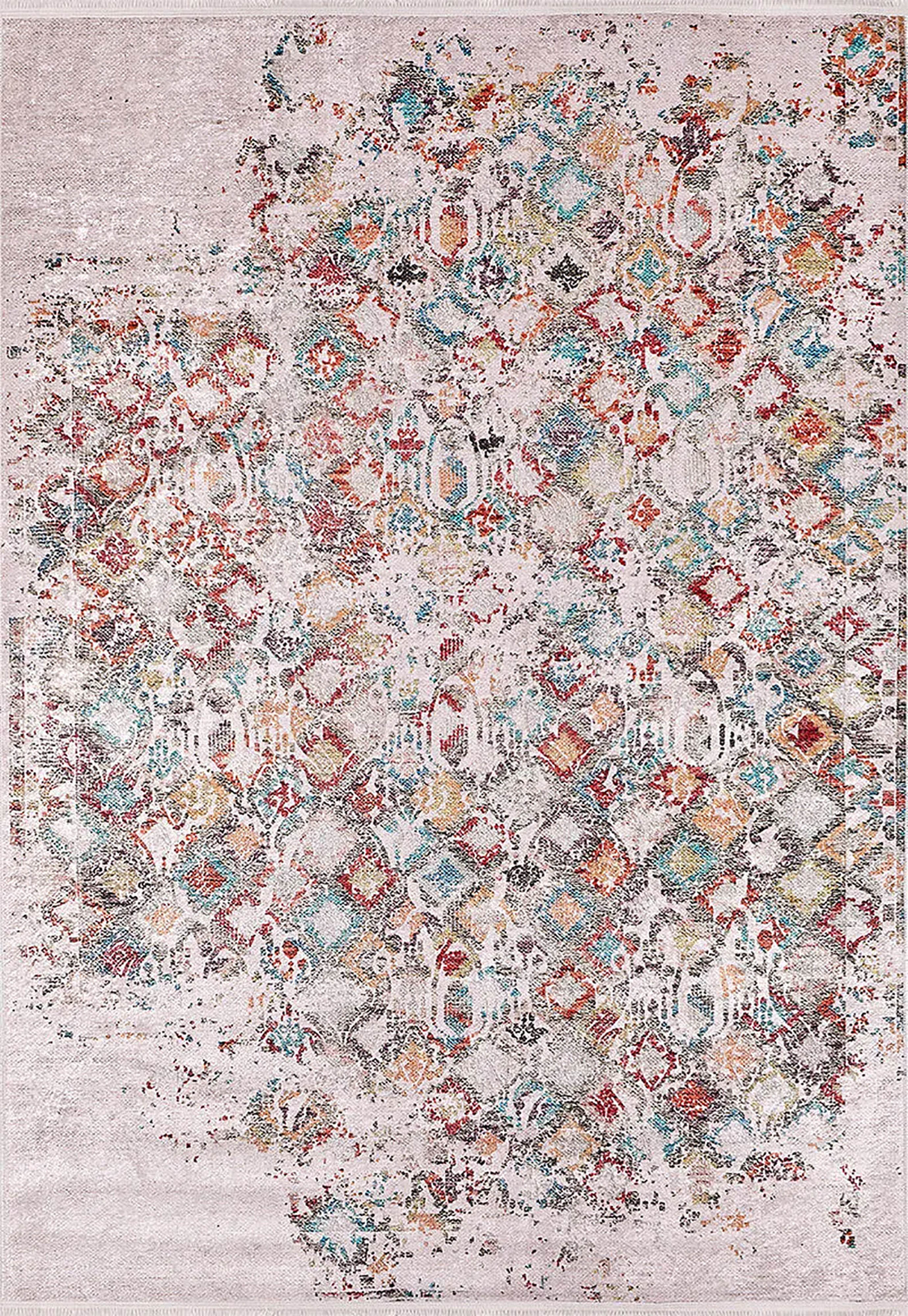 Evelyn Floral Turkish Oriental Beige Rug