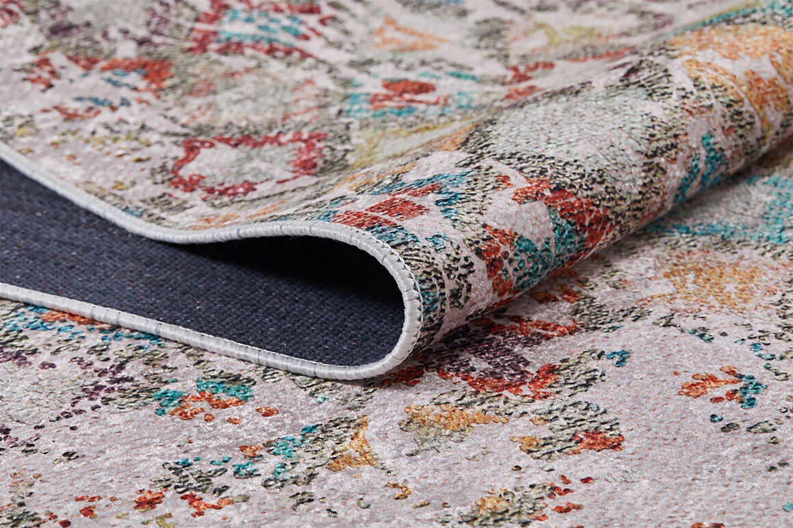 Evelyn Floral Turkish Oriental Beige Rug