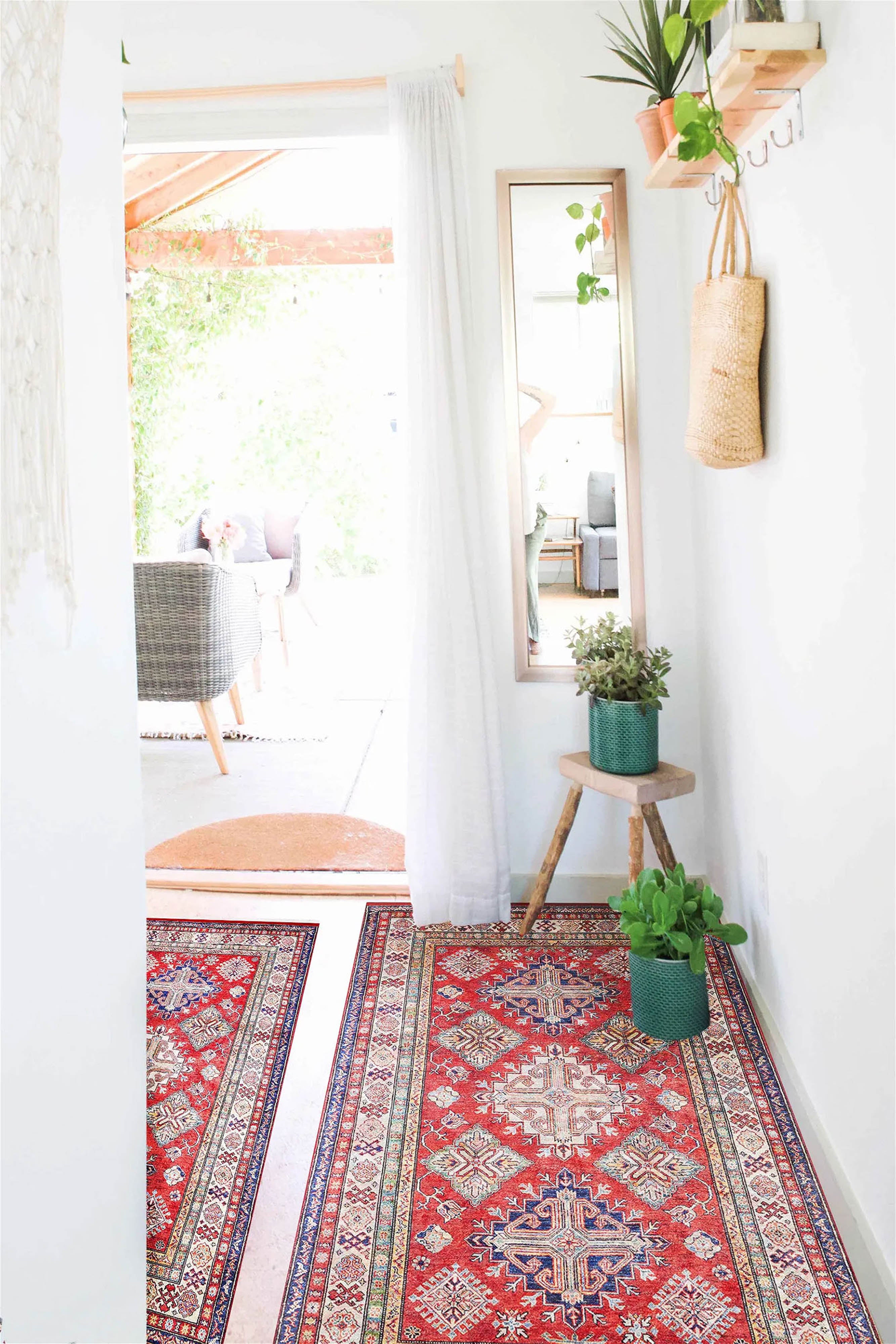 Tufa Turkish Kilim Red Beige Rug