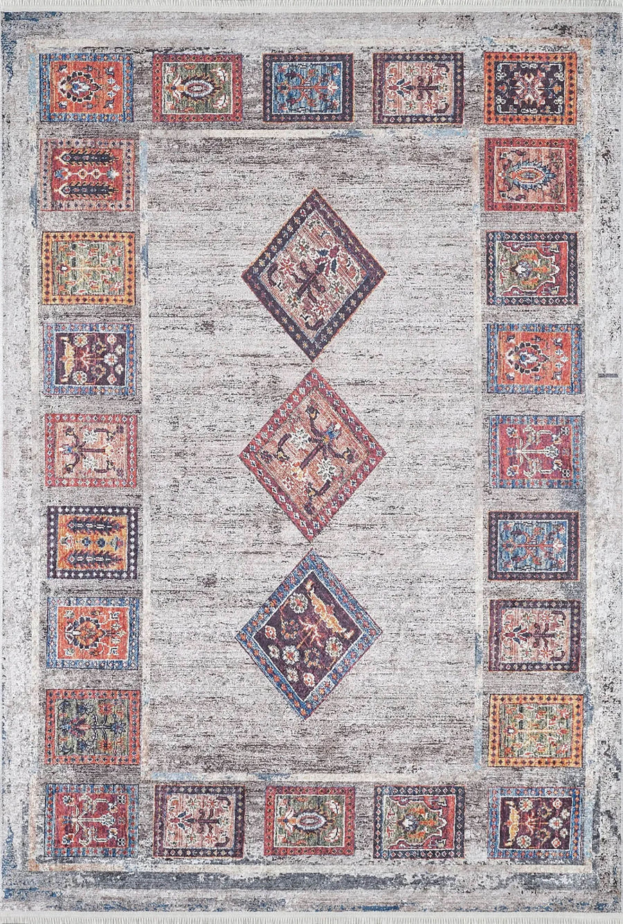 Bailee Antique Turkish Bohemian Geometric Rug