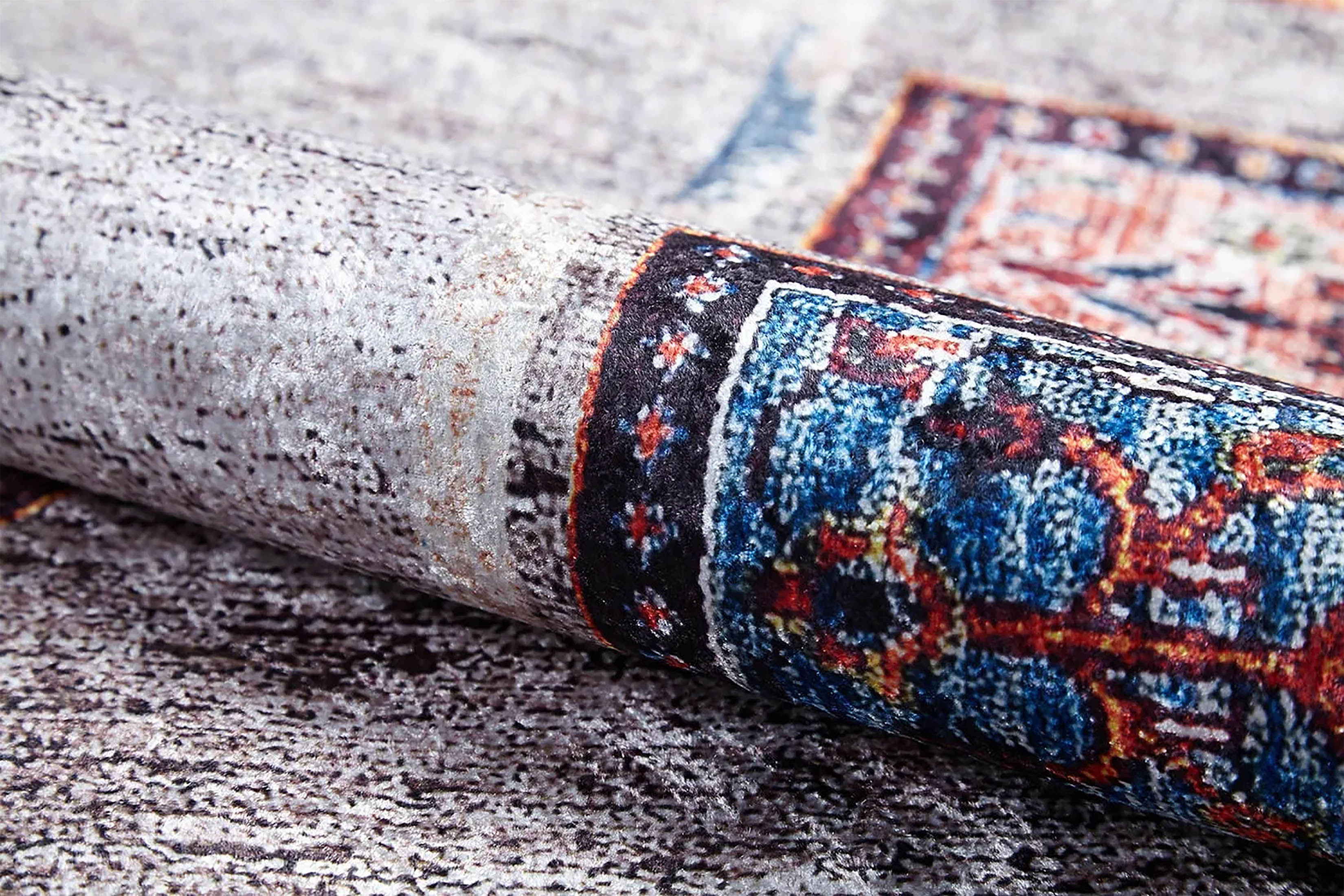 Bailee Antique Turkish Bohemian Geometric Rug