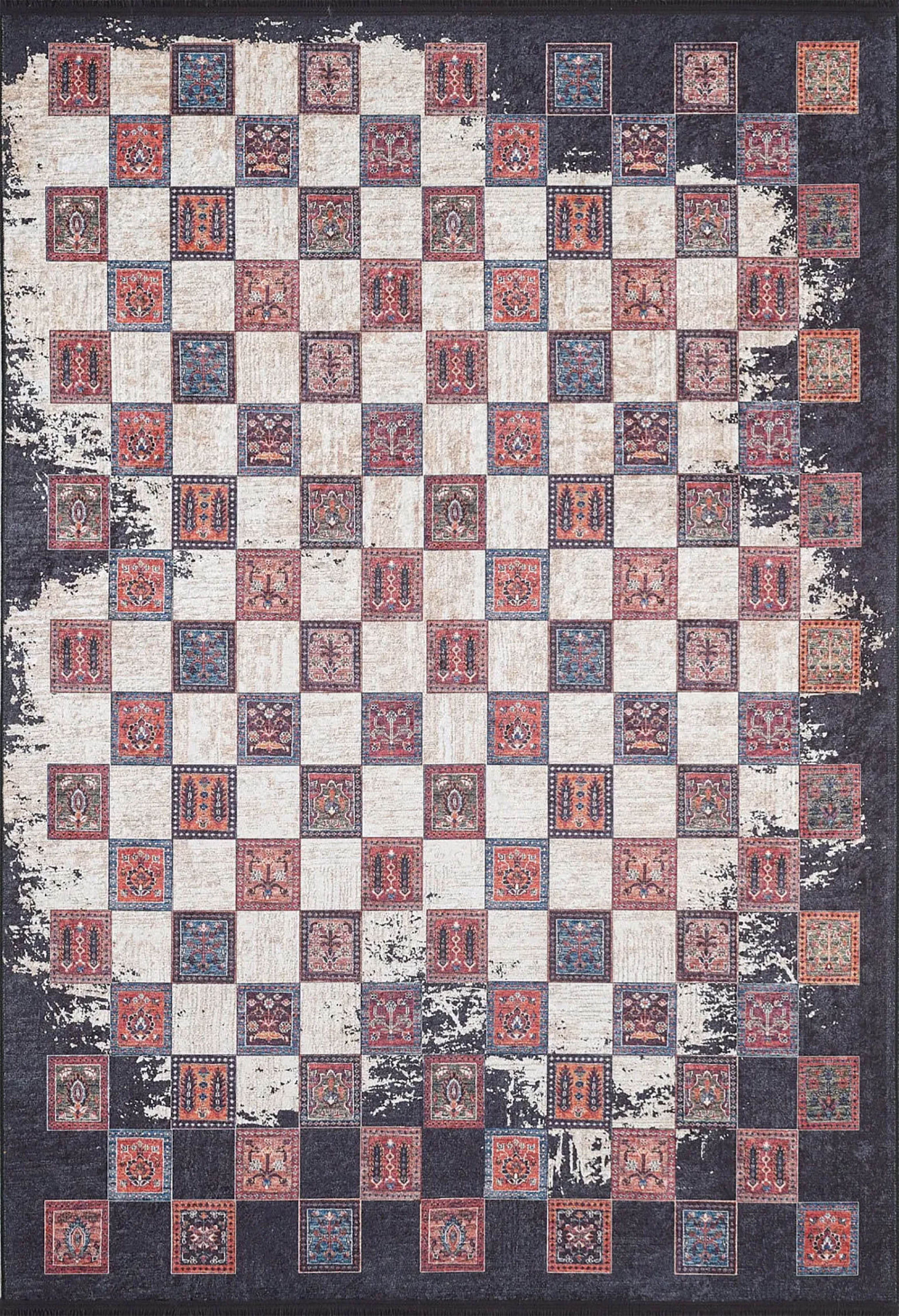 Gianna Turkish Distressed Ethnic Vintage Luxury Rug