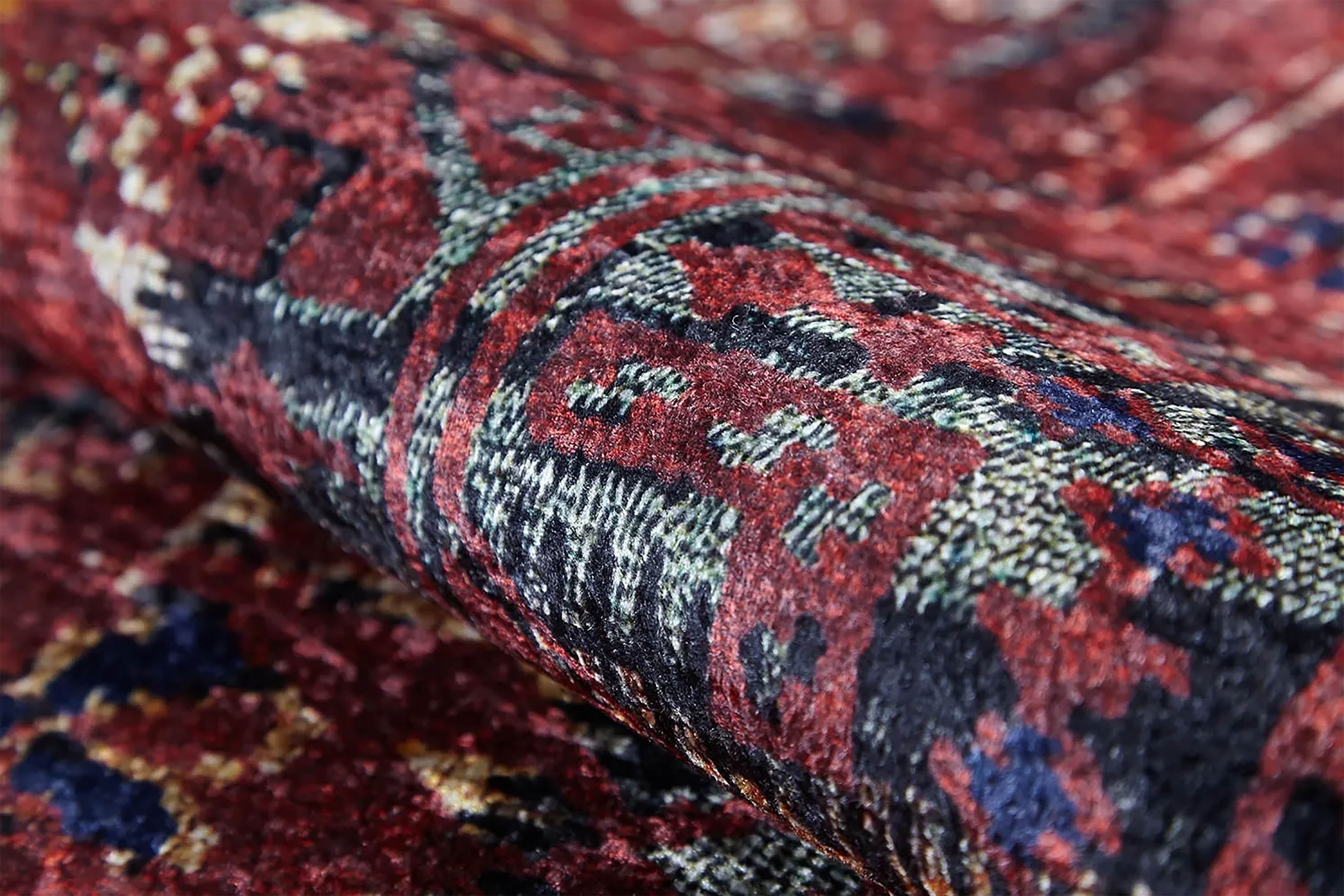 Nancy Turkish Vintage Red Anatolian Decorative Rug