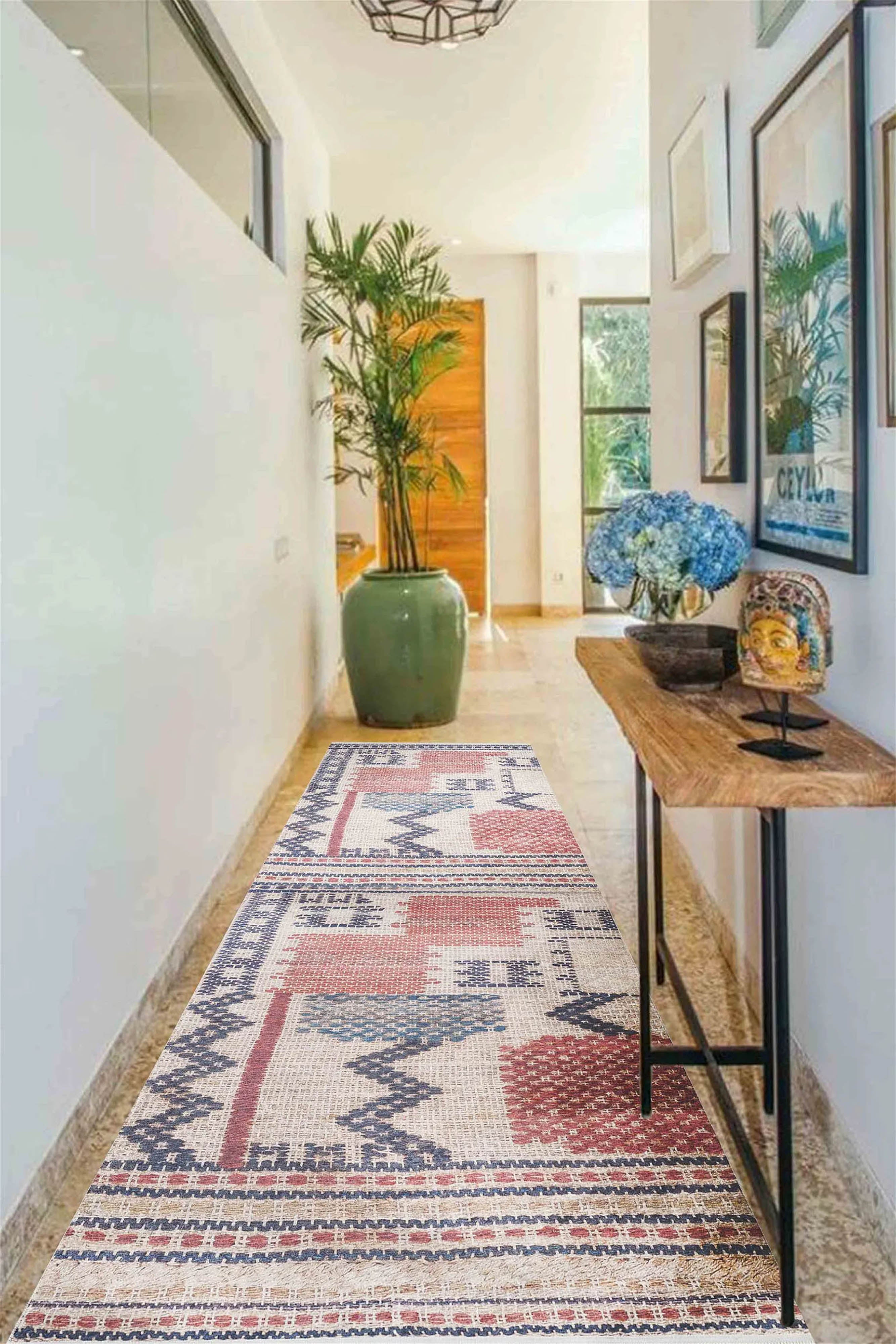 Saoirse Turkish Kilim Beige Light Orange Rug