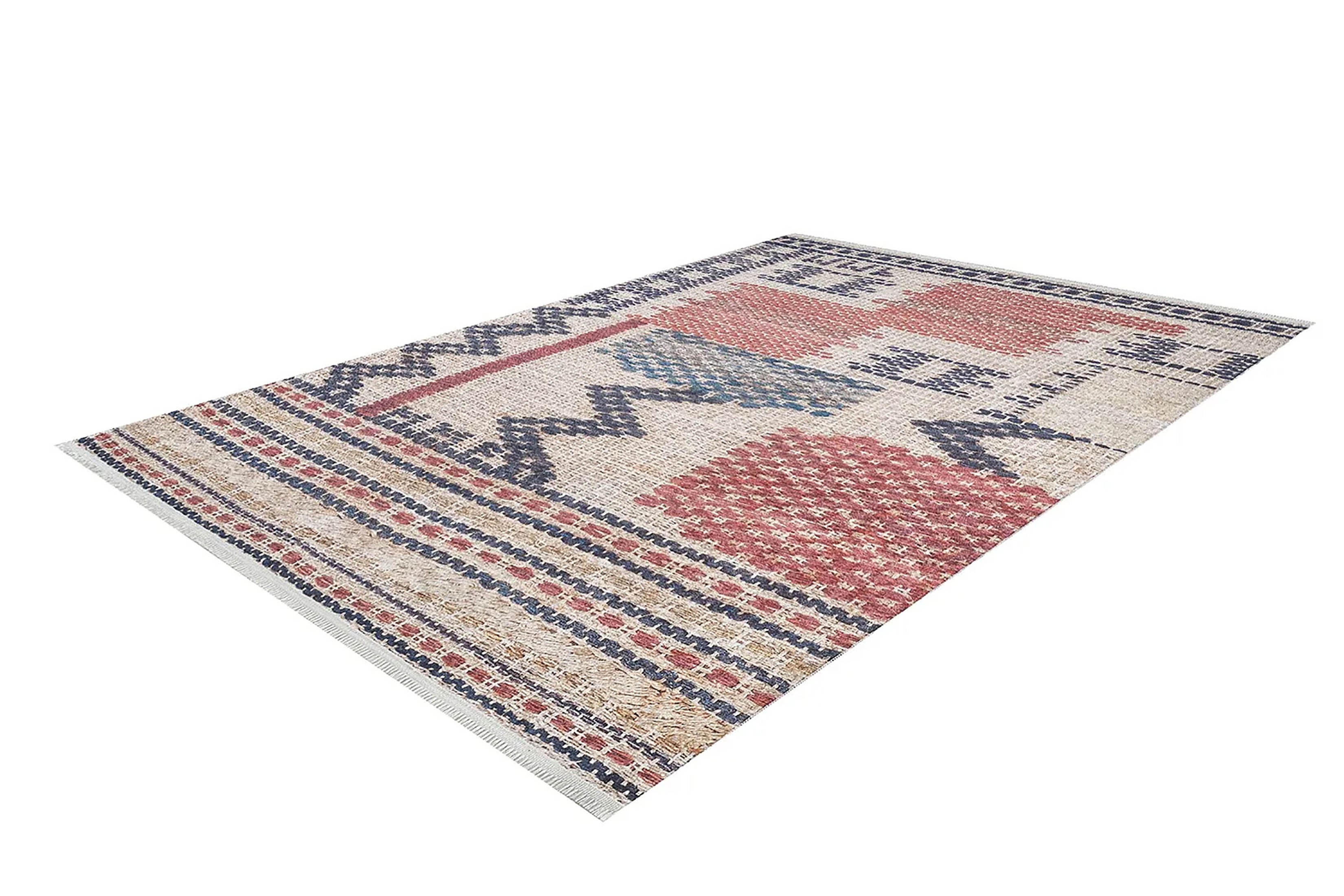 Saoirse Turkish Kilim Beige Light Orange Rug