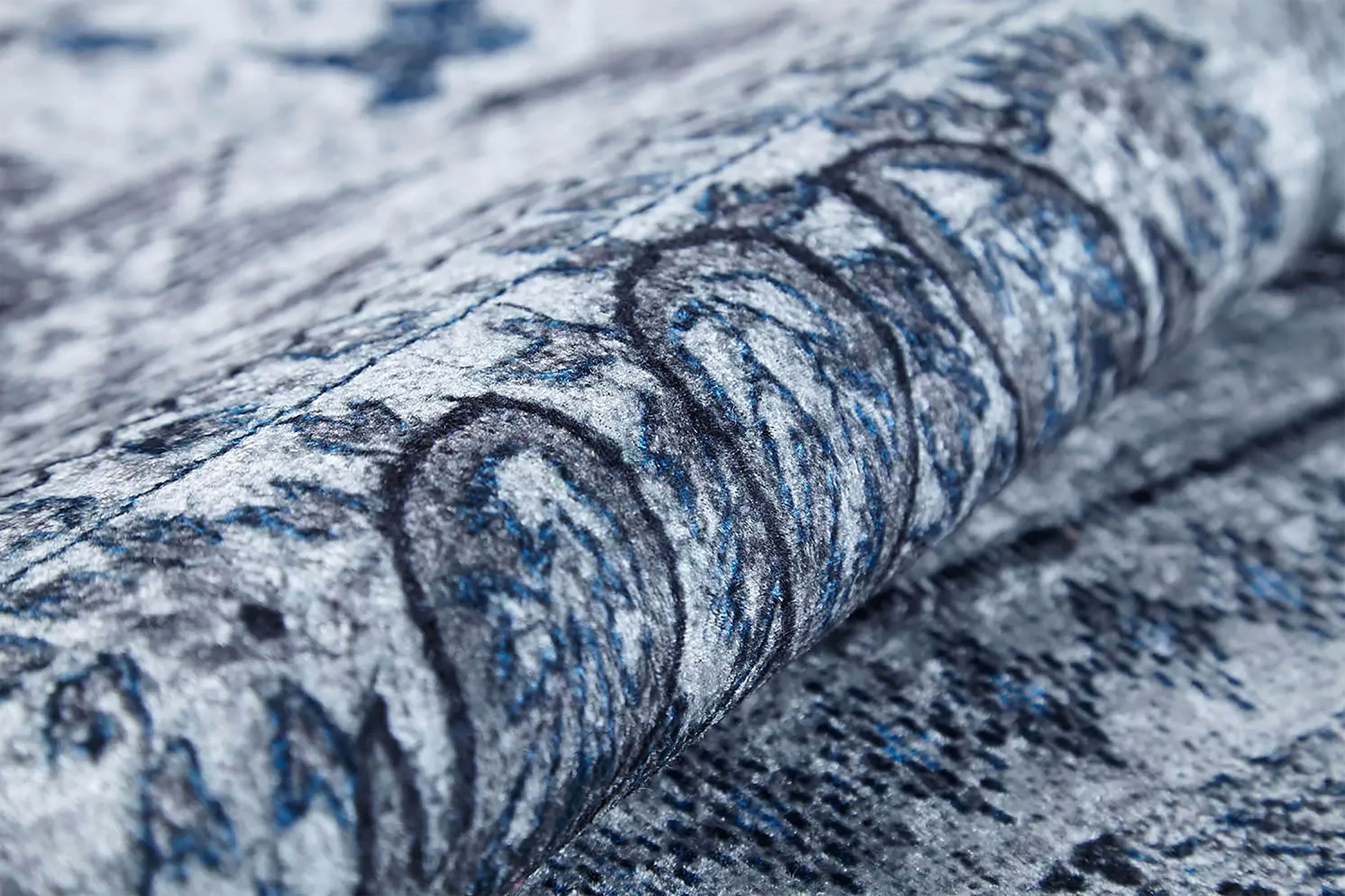 Dalya Unique Gray Turkish Tribal Rug